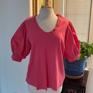 Chico's Puff Sleeve Blouse XXL